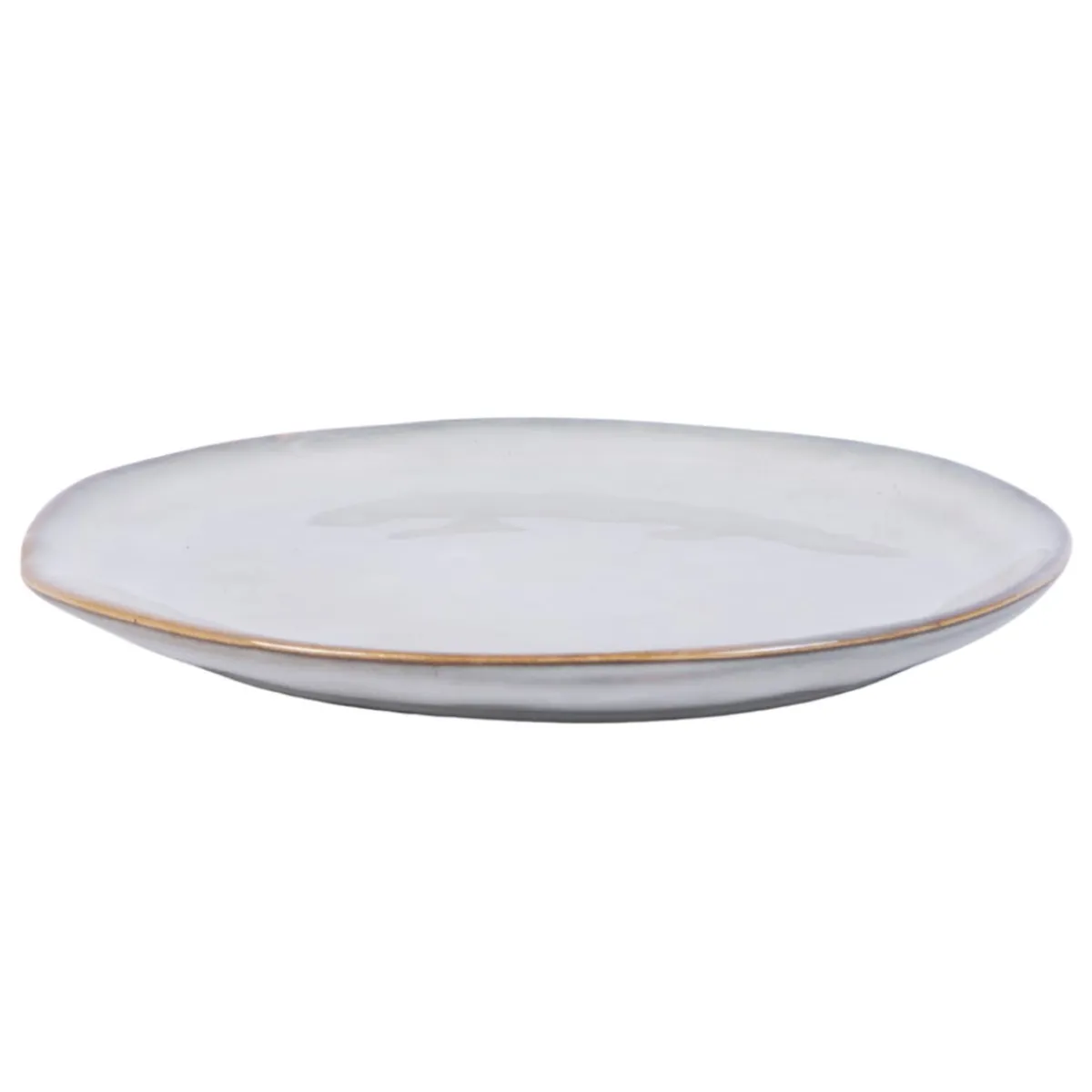 PRO.MUNDI Assiette plate rond gris grès émaillé Ø 20 cm Sky Best