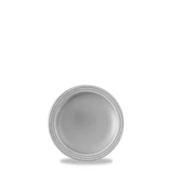 DUDSON Assiette plate rond gris porcelaine vitrifiée Ø 15,2 cm Harvest Norse Best
