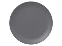 Assiette plate rond gris porcelaine vitrifiée Ø 15 cm Neo Fusion - RAK New