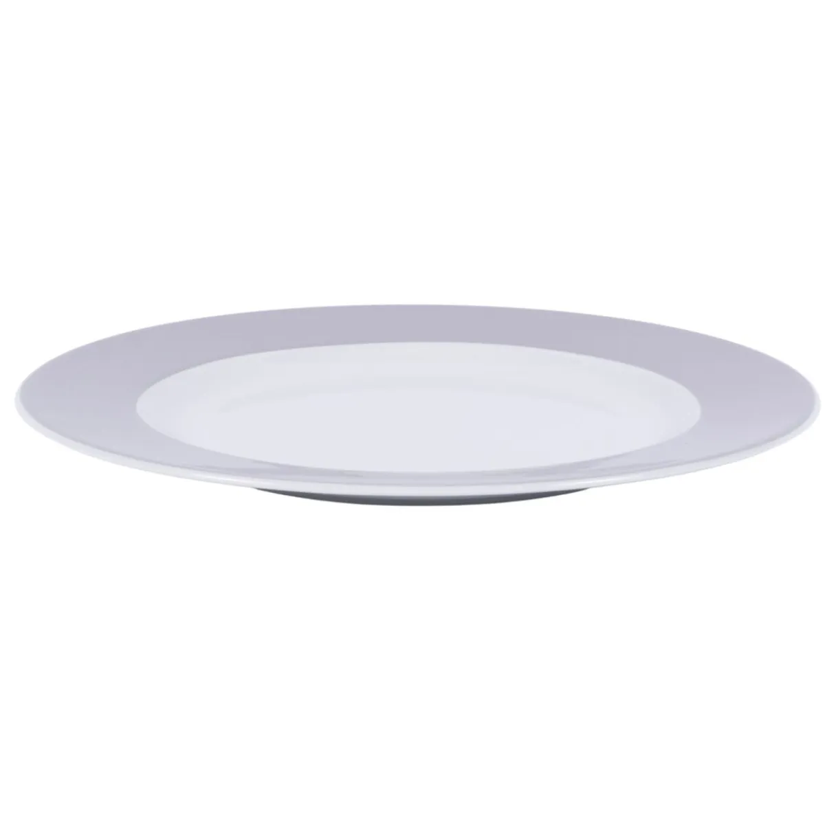 Assiette plate rond gris porcelaine Ø 26 cm Roma Color - PRO.MUNDI Clearance