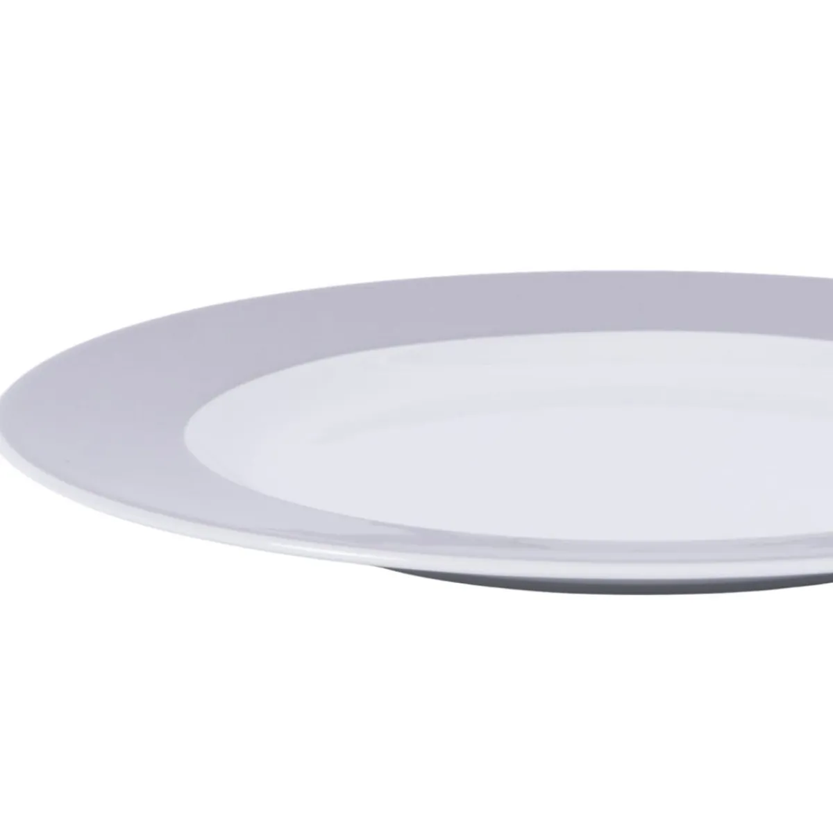 Assiette plate rond gris porcelaine Ø 26 cm Roma Color - PRO.MUNDI Clearance