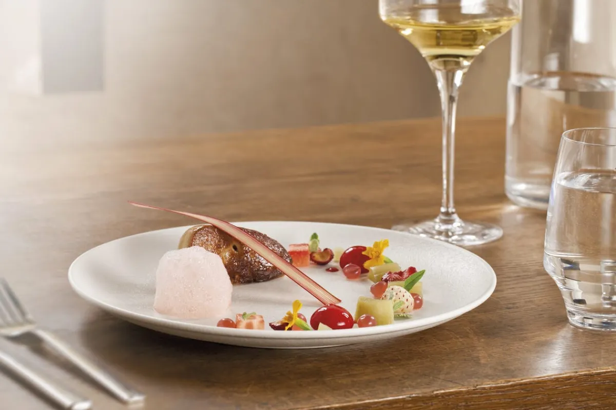 RAK Assiette plate rond gris porcelaine vitrifiée Ø 20,9 cm Neo Fusion Best