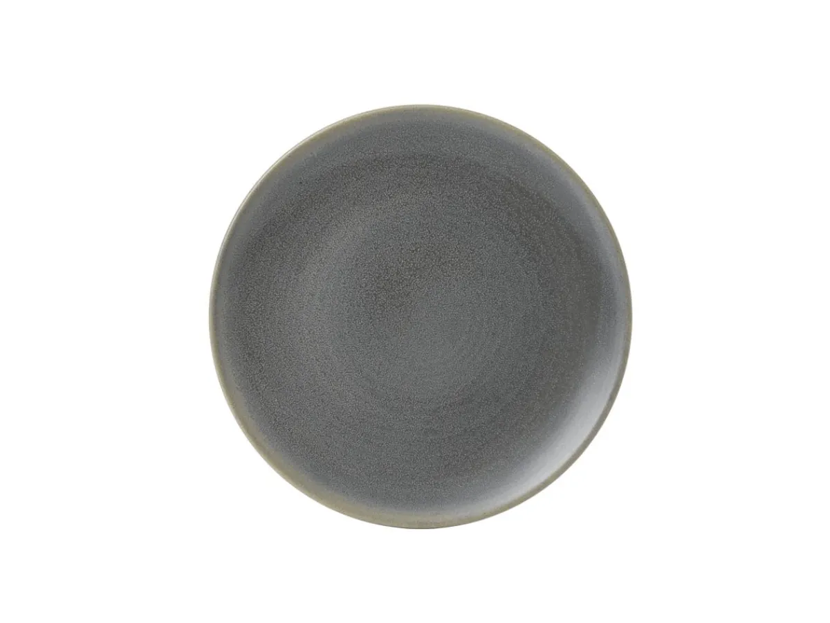 Assiette plate rond gris porcelaine Ø 29,5 cm Evo Granite - DUDSON Best
