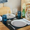 Assiette plate rond gris verre opal Ø 25 cm Evolutions   - ARCOROC Hot