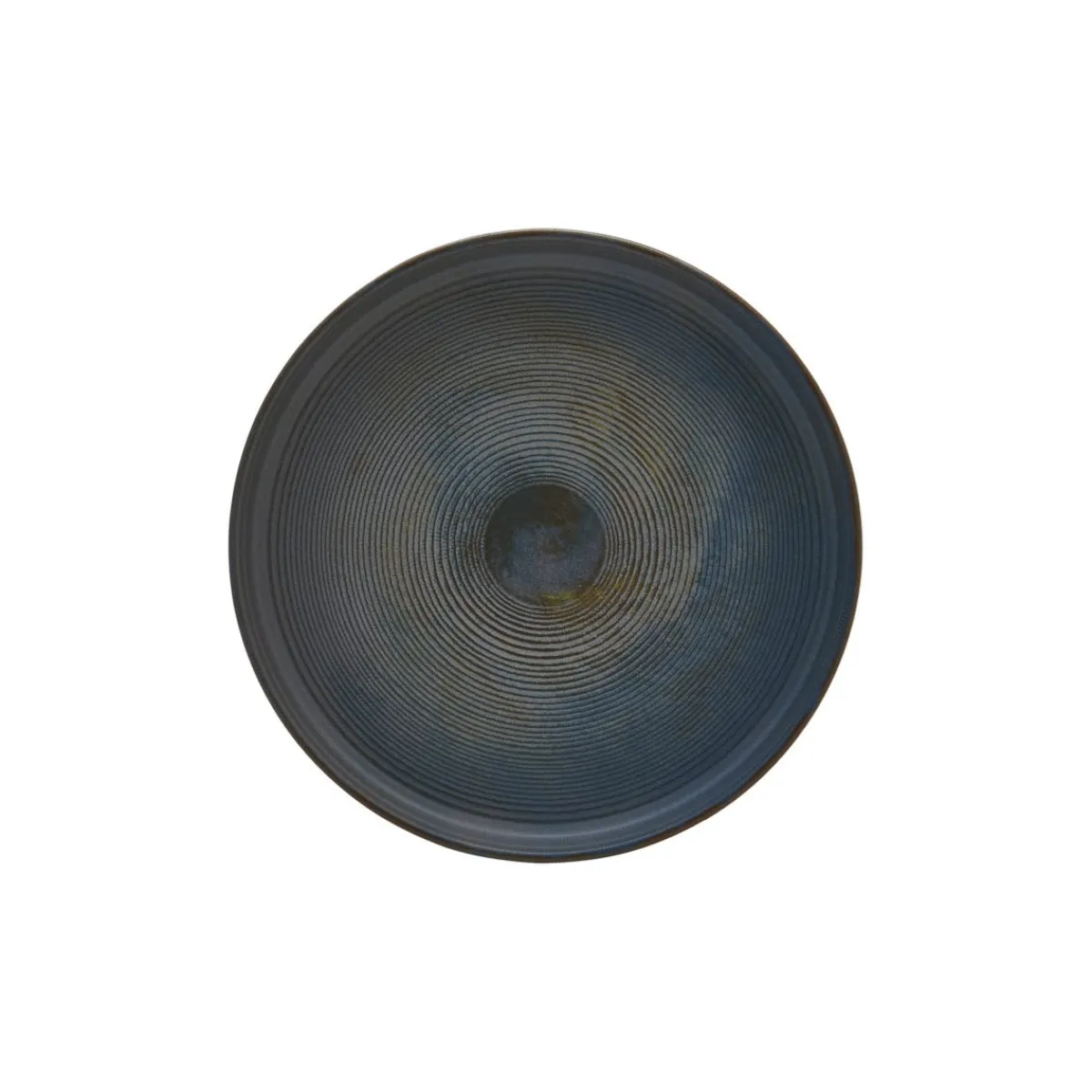 Assiette plate rond grès émaillé Ø 22 cm Tornado - ACCOLADE Discount