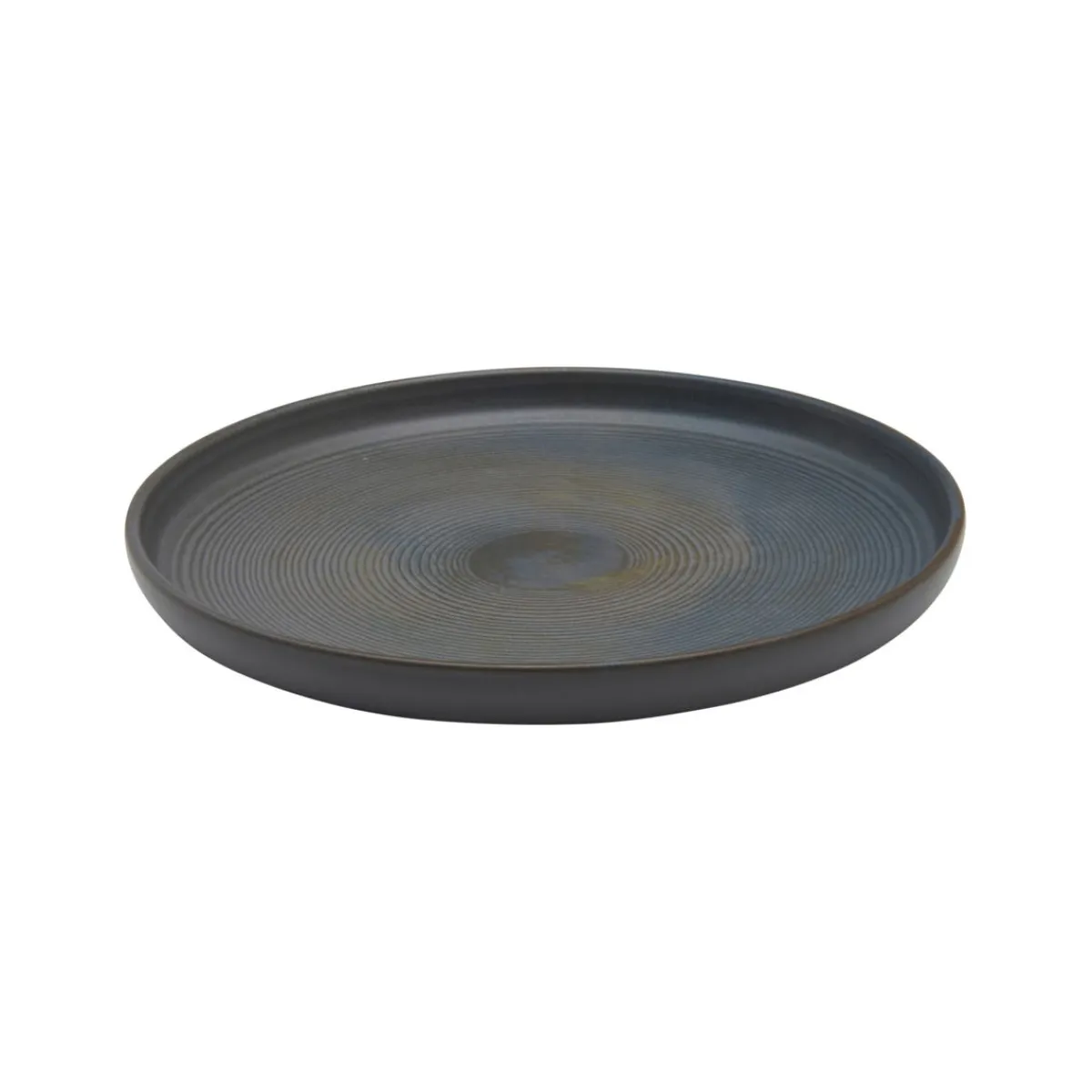 Assiette plate rond grès émaillé Ø 22 cm Tornado - ACCOLADE Discount