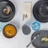 ACCOLADE Assiette plate rond grès émaillé Ø 17 cm Tornado Online