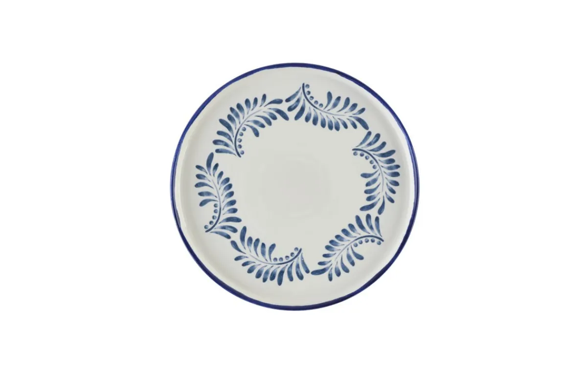 DUDSON Assiette plate rond Ink porcelaine vitrifiée Ø 26 cm Harvest Mediterranean Hot