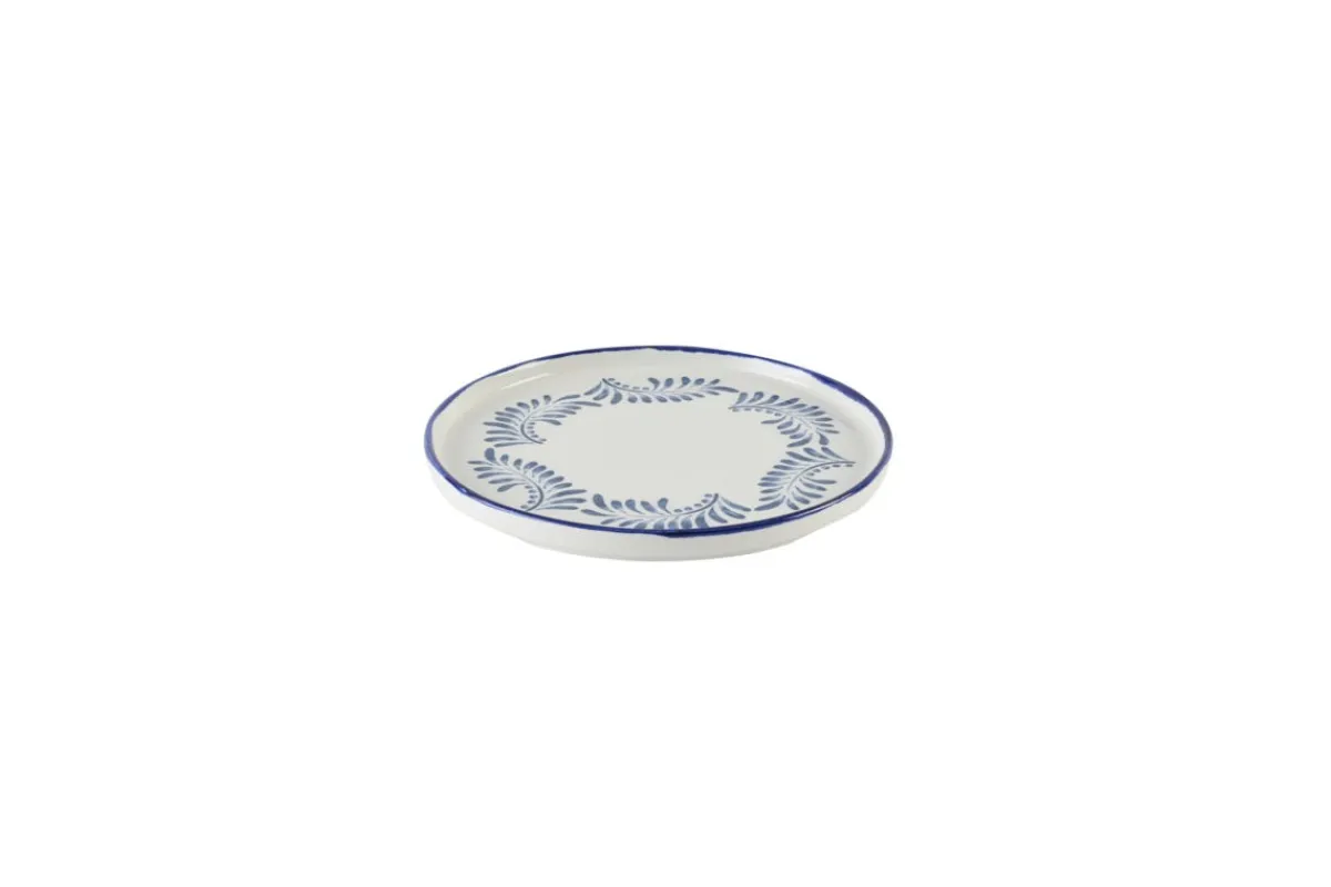 DUDSON Assiette plate rond Ink porcelaine vitrifiée Ø 26 cm Harvest Mediterranean Hot