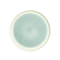PRO.MUNDI Assiette plate rond ivoire grès émaillé Ø 22 cm Pacific Online