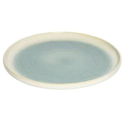 PRO.MUNDI Assiette plate rond ivoire grès émaillé Ø 22 cm Pacific Online