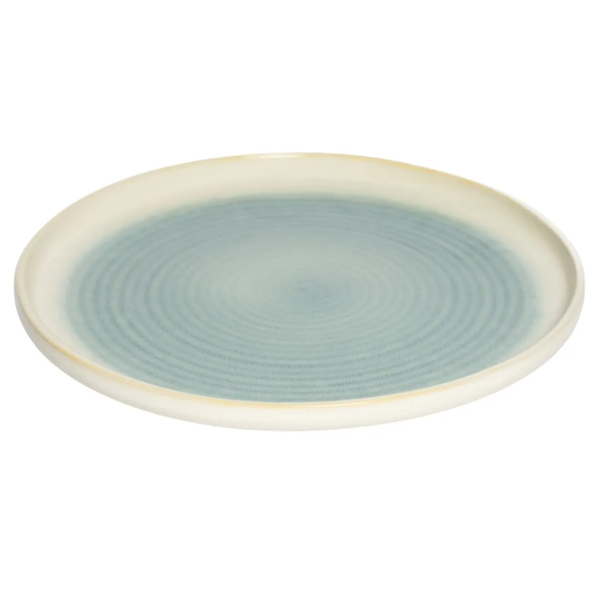PRO.MUNDI Assiette plate rond ivoire grès émaillé Ø 22 cm Pacific Online