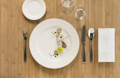 RAK Assiette plate rond ivoire porcelaine vitrifiée Ø 25 cm Banquet Best