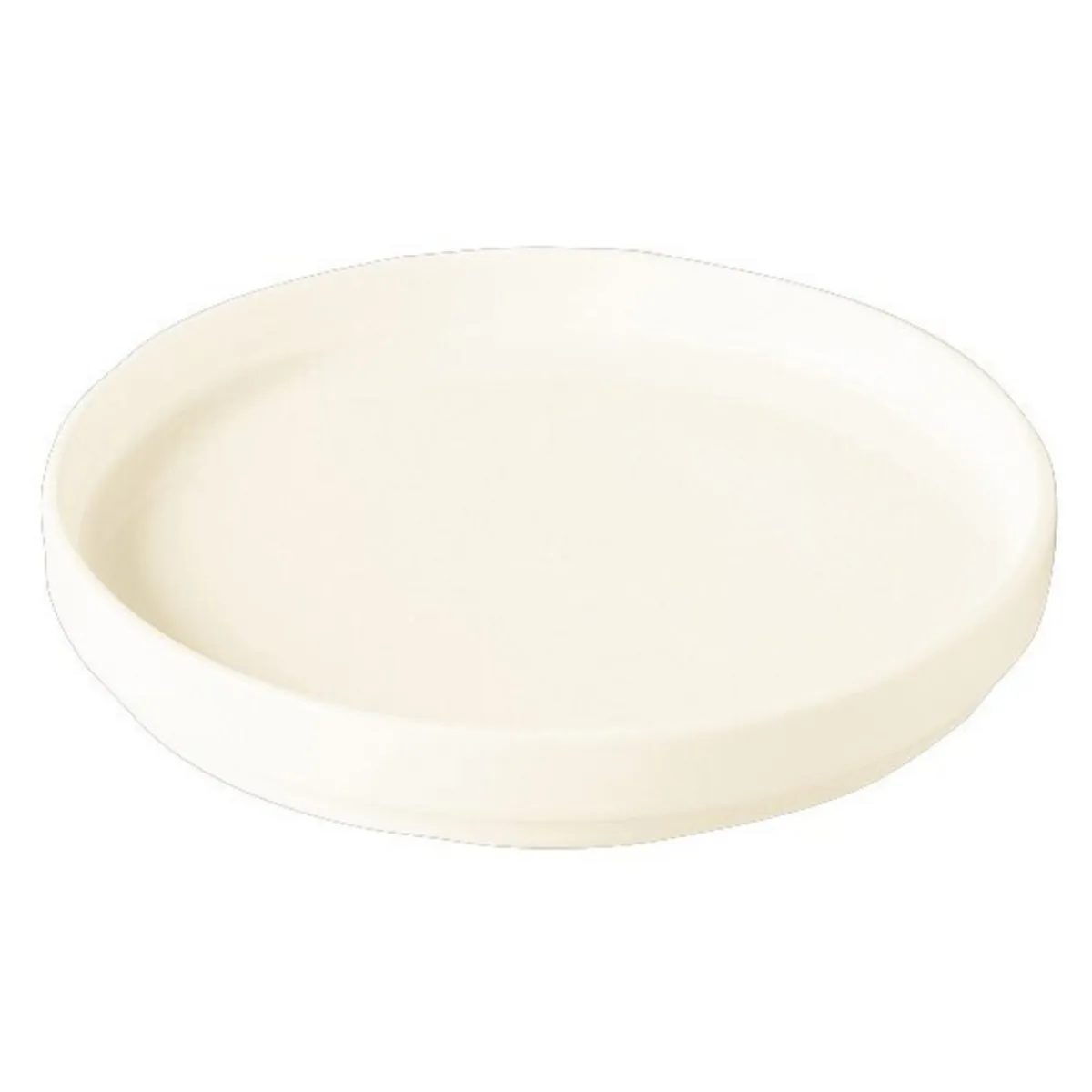 Assiette plate rond ivoire porcelaine vitrifiée Nordic - RAK Outlet
