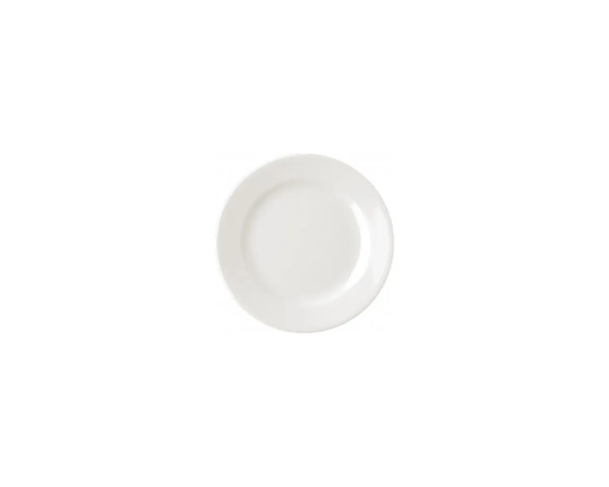 Assiette plate rond ivoire porcelaine vitrifiée Ø 13 cm Banquet - RAK Hot