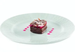 Assiette plate rond ivoire porcelaine vitrifiée Ø 27 cm Ondine - RAK Hot