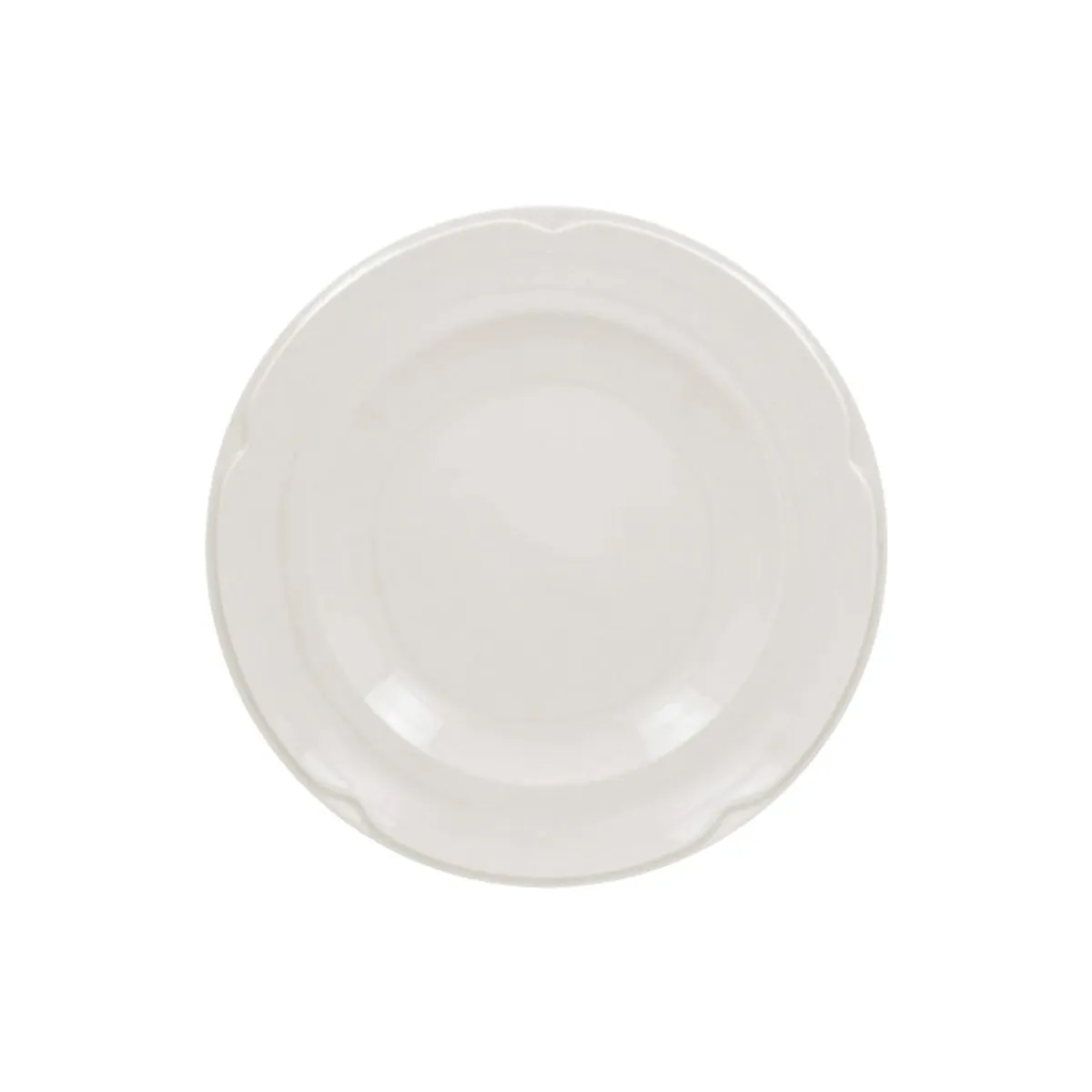 Assiette plate rond ivoire porcelaine vitrifiée Ø 27 cm Anna - RAK Discount
