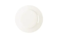 Assiette plate rond ivoire porcelaine vitrifiée Ø 21 cm Rondo - RAK Online