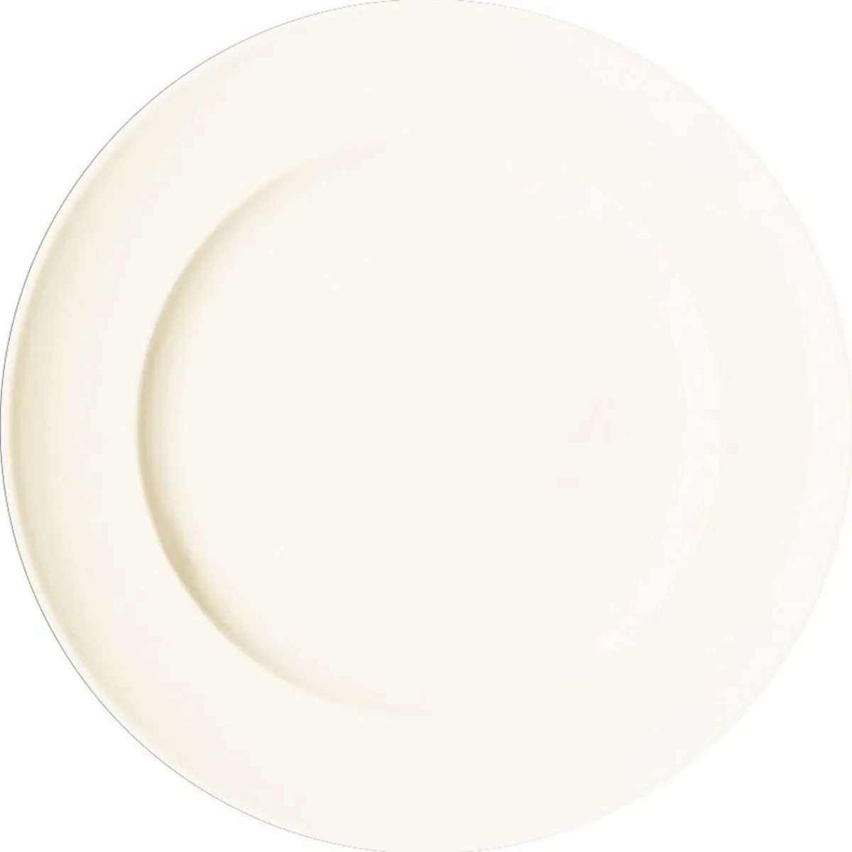Assiette plate rond ivoire porcelaine vitrifiée Ø 20,7 cm Classic Gourmet - RAK Outlet
