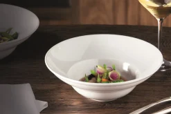 Assiette plate rond ivoire porcelaine vitrifiée Ø 20,7 cm Classic Gourmet - RAK Outlet