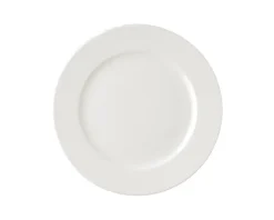 Assiette plate rond ivoire porcelaine vitrifiée Ø 27 cm Banquet - RAK New