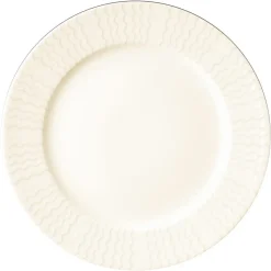 RAK Assiette plate rond ivoire porcelaine vitrifiée Ø 30,8 cm Ondine Discount
