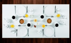 Assiette plate rond ivoire porcelaine vitrifiée Ø 31 cm Rondo - RAK Discount