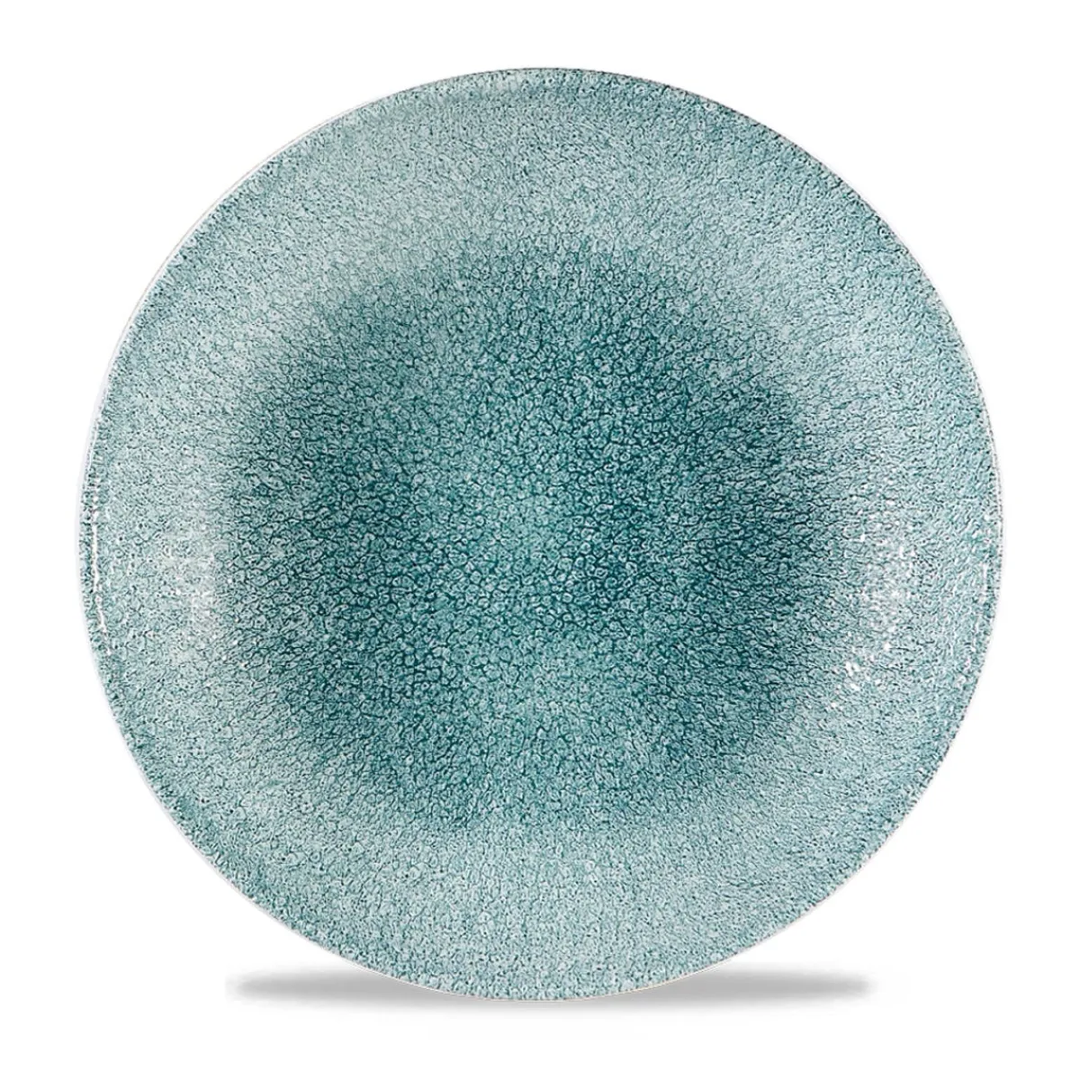 CHURCHILL Assiette plate rond Jade porcelaine vitrifiée Ø 21,7 cm Raku Jade