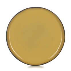 REVOL Assiette plate rond jaune porcelaine culinaire Ø 26 cm Caractère Best