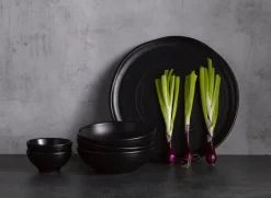Assiette plate rond Jet porcelaine Ø 23 cm Evo - DUDSON Discount