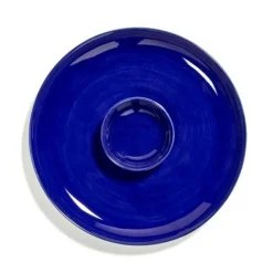 SERAX Assiette plate rond lapis lazuli grès émaillé Ø 22,5 cm Feast By Ottolenghi Discount