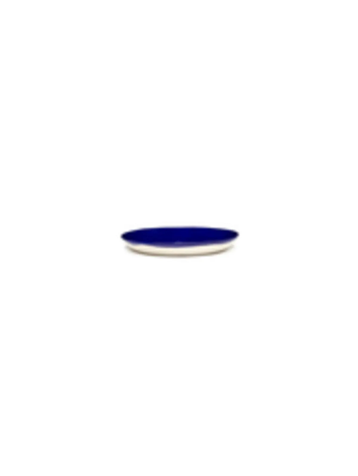 Assiette plate rond lapis lazuli artichaut blanc grès émaillé Ø 16 cm Feast By Ottolenghi - SERAX New