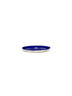 Assiette plate rond lapis lazuli swirl - points blancs grès émaillé Ø 19 cm Feast By Ottolenghi - SERAX Hot