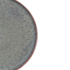 Assiette plate rond Marron Bleu grès émaillé Ø 28 cm Amber - ACCOLADE Sale