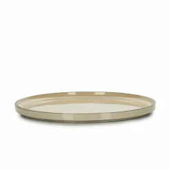 Assiette plate rond muscade porcelaine culinaire Ø 30 cm Caractère - REVOL