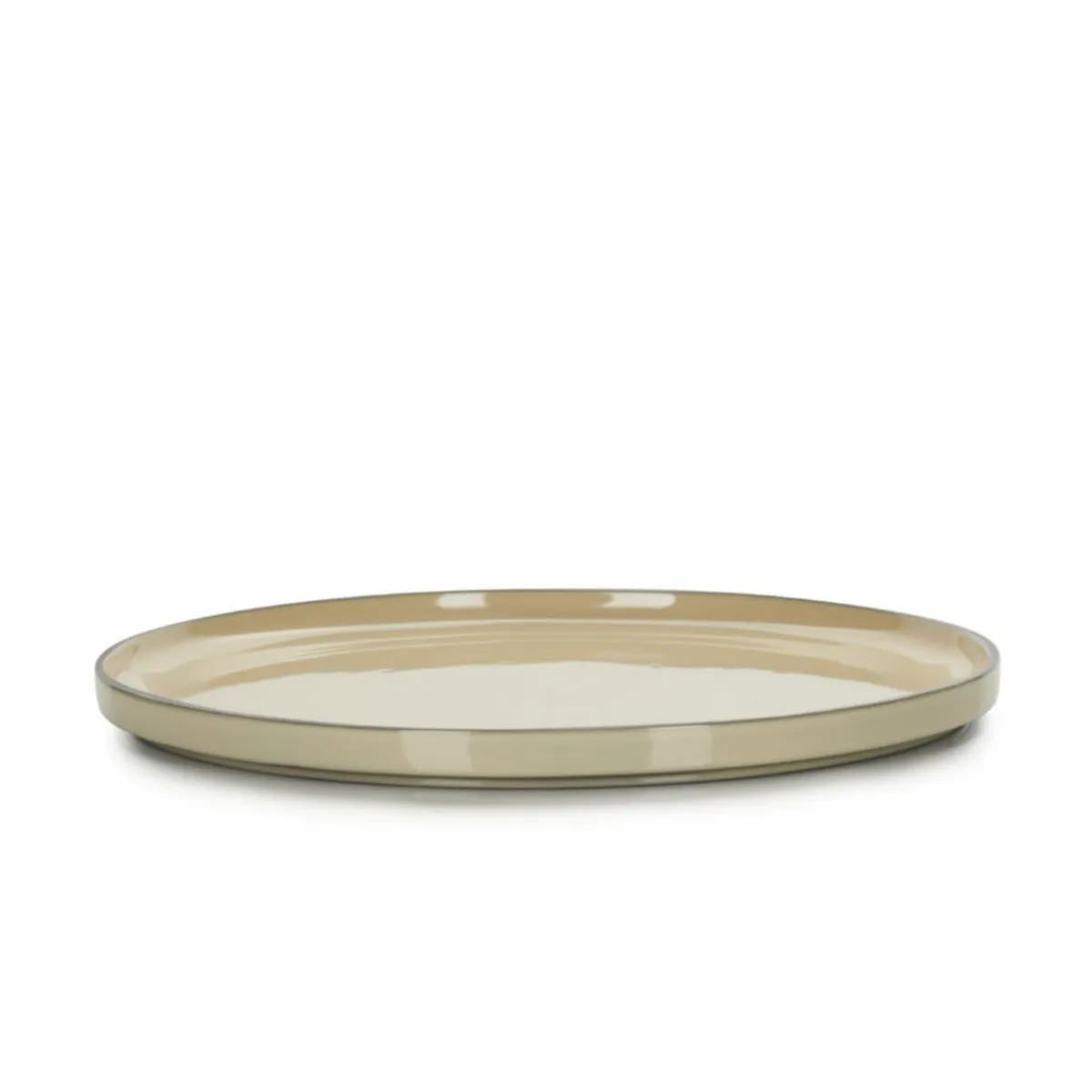 Assiette plate rond muscade porcelaine culinaire Ø 30 cm Caractère - REVOL