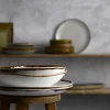 Assiette plate rond Natural porcelaine vitrifiée Ø 26,4 cm Harvest - DUDSON Best