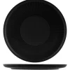 Assiette plate rond noir porcelaine Ø 28 cm Tonati - PROOF