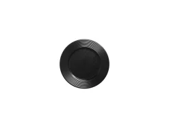 RAK Assiette plate rond noir porcelaine vitrifiée Ø 15,2 cm Edge Online
