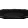 PROOF Assiette plate rond noir porcelaine Ø 25 cm Tonati Sale