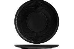 PROOF Assiette plate rond noir porcelaine Ø 25 cm Tonati Sale