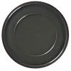 RAK Assiette plate rond noir porcelaine vitrifiée Ø 27,6 cm stone Ease