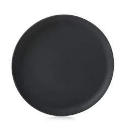 REVOL Assiette plate rond noir porcelaine culinaire Ø 28 cm Caractère Hot