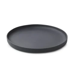 REVOL Assiette plate rond noir porcelaine culinaire Ø 26 cm  Caractère Outlet