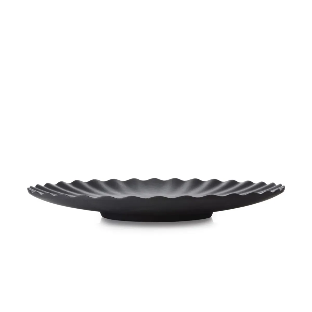 REVOL Assiette plate rond noir porcelaine culinaire Ø 21 cm Pekoe Best