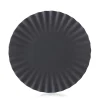 Assiette plate rond noir porcelaine culinaire Ø 17 cm Pekoe - REVOL Best