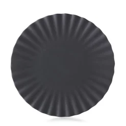 Assiette plate rond noir porcelaine culinaire Ø 17 cm Pekoe - REVOL Best