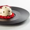 Assiette plate rond noir porcelaine vitrifiée Ø 21,7 cm Edge - RAK Discount