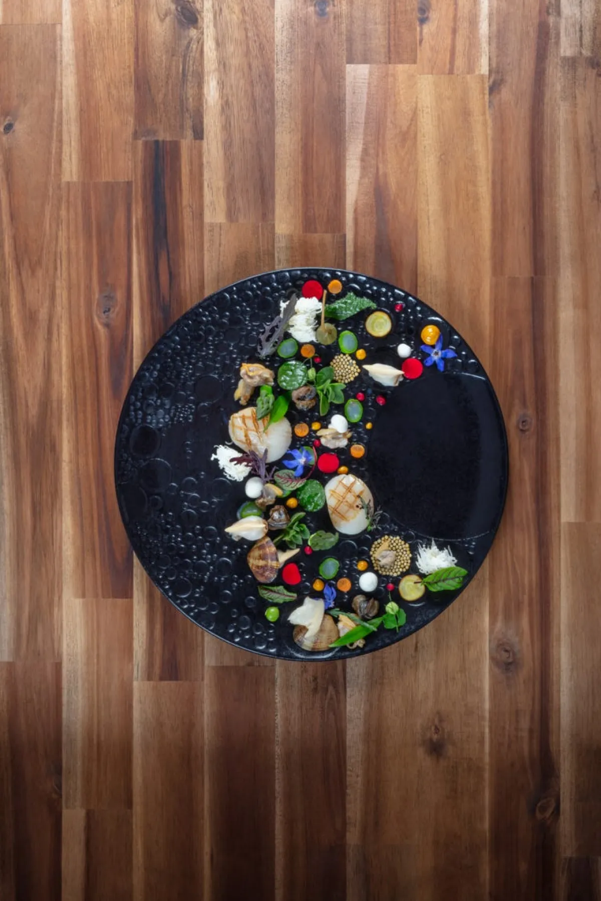Assiette plate rond noir porcelaine vitrifiée Ø 29,9 cm Create - RAK