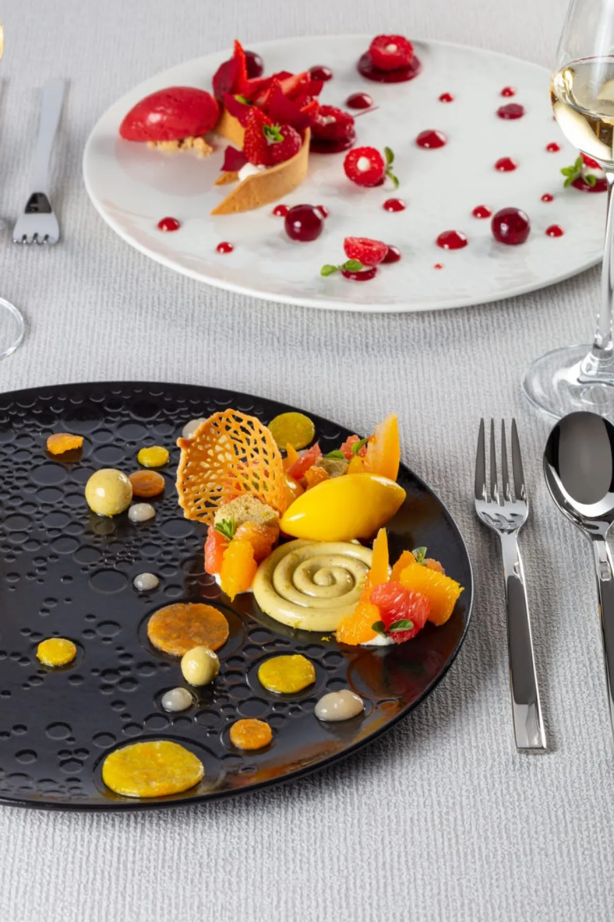Assiette plate rond noir porcelaine vitrifiée Ø 29,9 cm Create - RAK